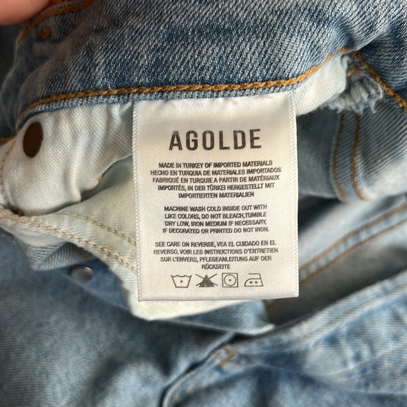 Agolde Riley High Rise Crop - Picture 6 of 7